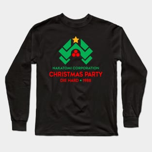 Nakatomi Corporation Christmas Party Die Hard 1988 Long Sleeve T-Shirt